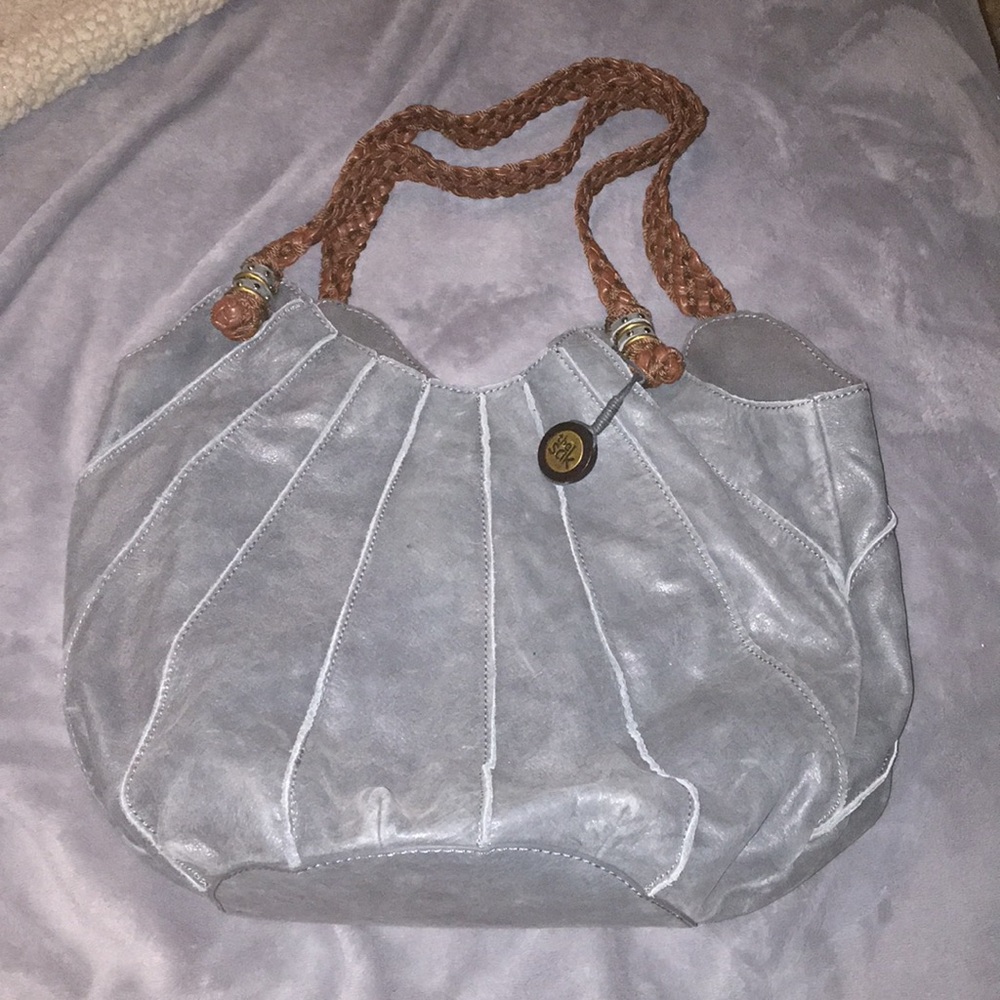 The Sak blue-grey large bag